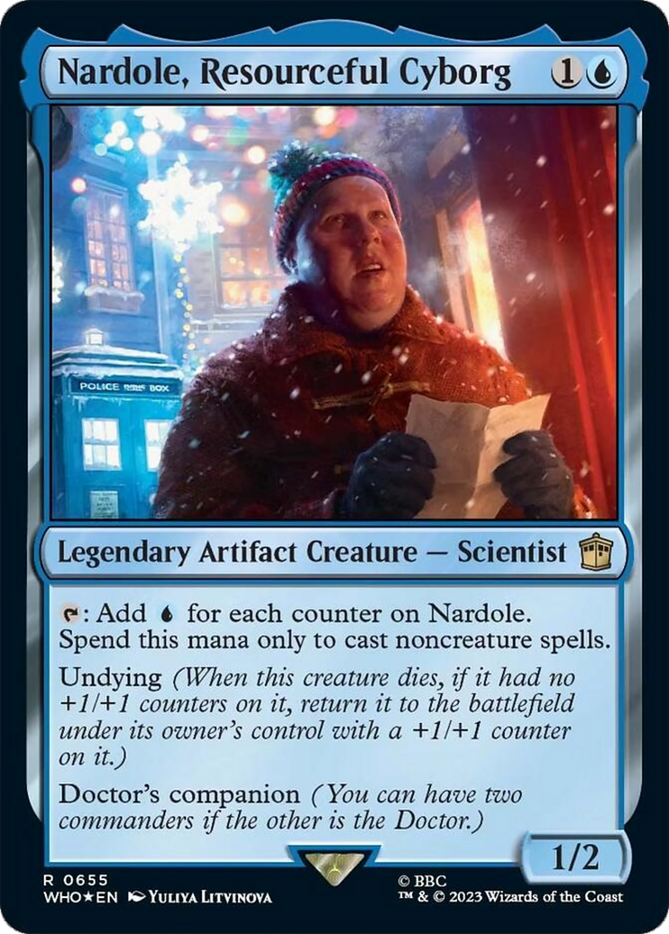 Nardole, Resourceful Cyborg (Surge Foil) [Doctor Who] | Spectrum Games