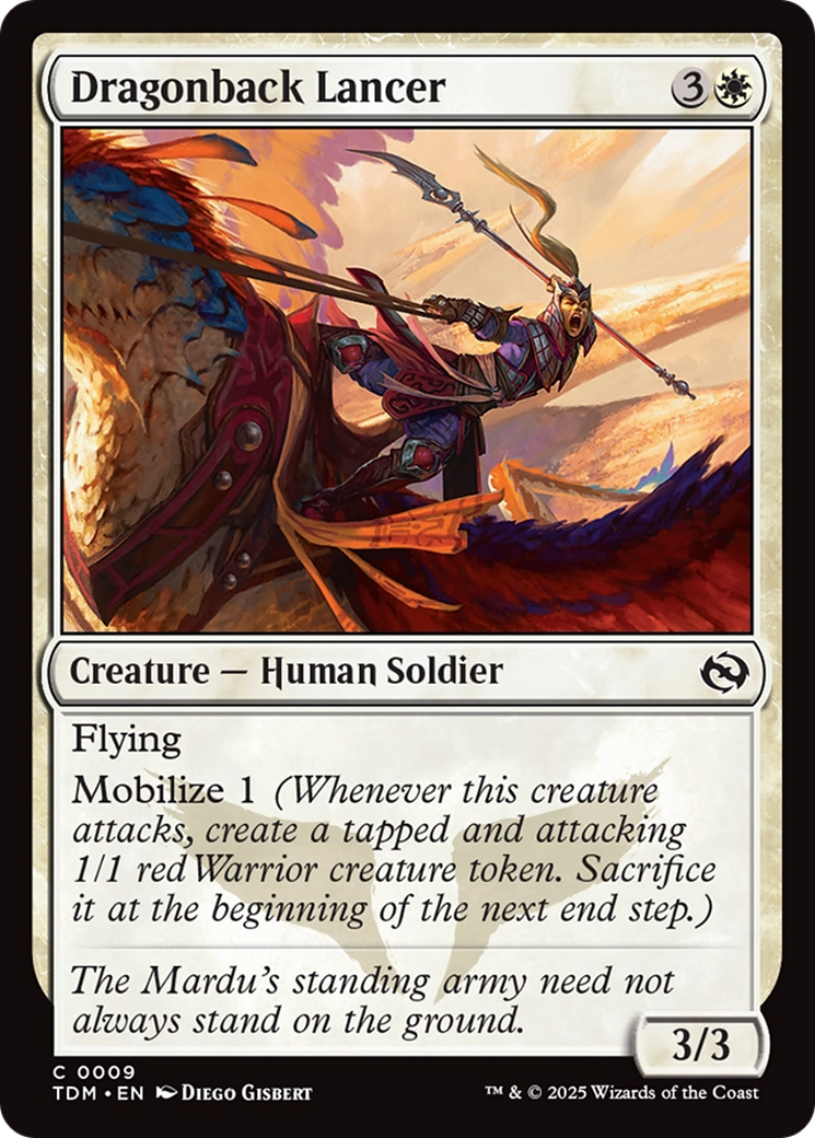 Dragonback Lancer [Tarkir: Dragonstorm] | Spectrum Games