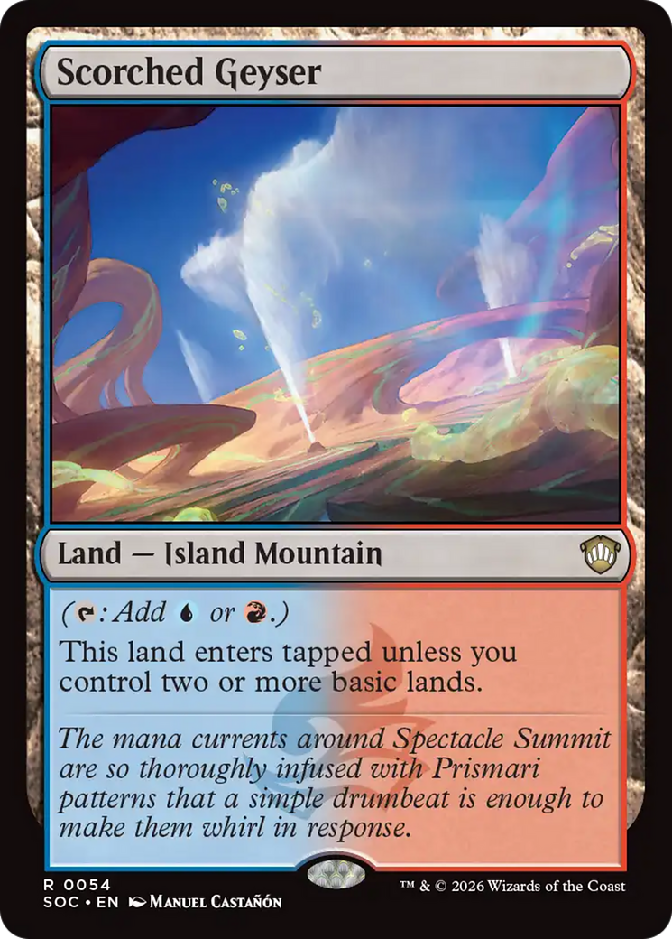 Scorched Geyser [Secrets of Strixhaven Commander] | Spectrum Games