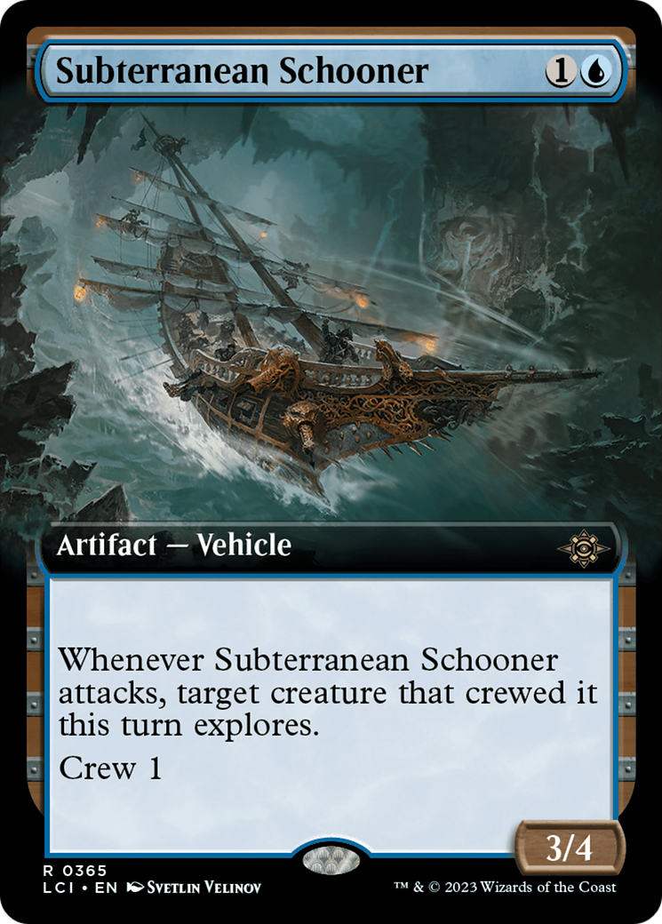 Subterranean Schooner (Extended Art) [The Lost Caverns of Ixalan] | Spectrum Games