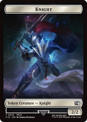 Hero (0003) // Knight Double-Sided Token [FINAL FANTASY Tokens] | Spectrum Games