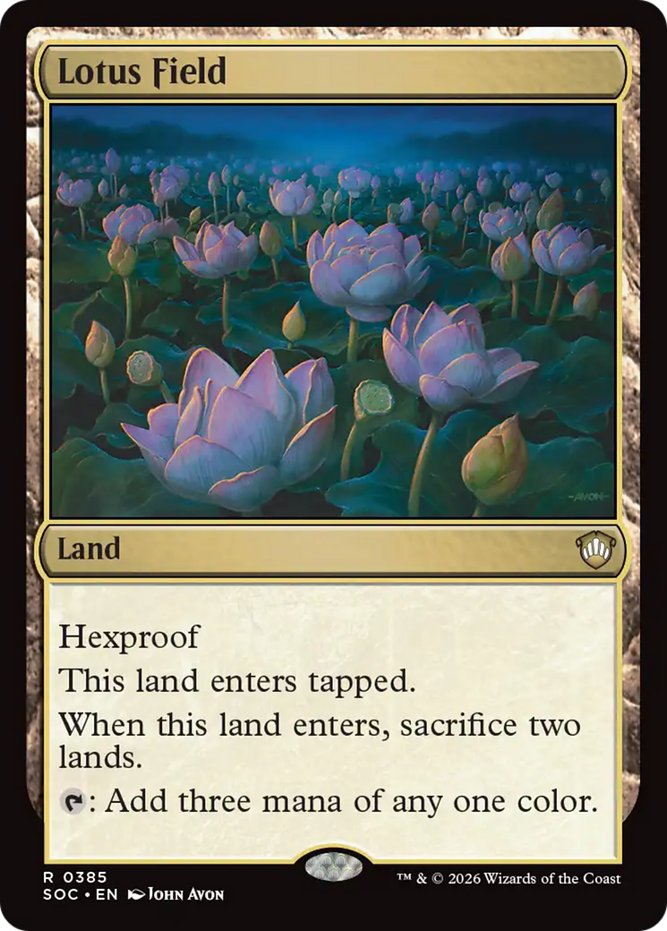 Lotus Field [Secrets of Strixhaven Commander] | Spectrum Games