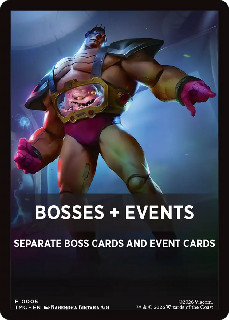 Bosses + Events [Teenage Mutant Ninja Turtles Commander Tokens] | Spectrum Games
