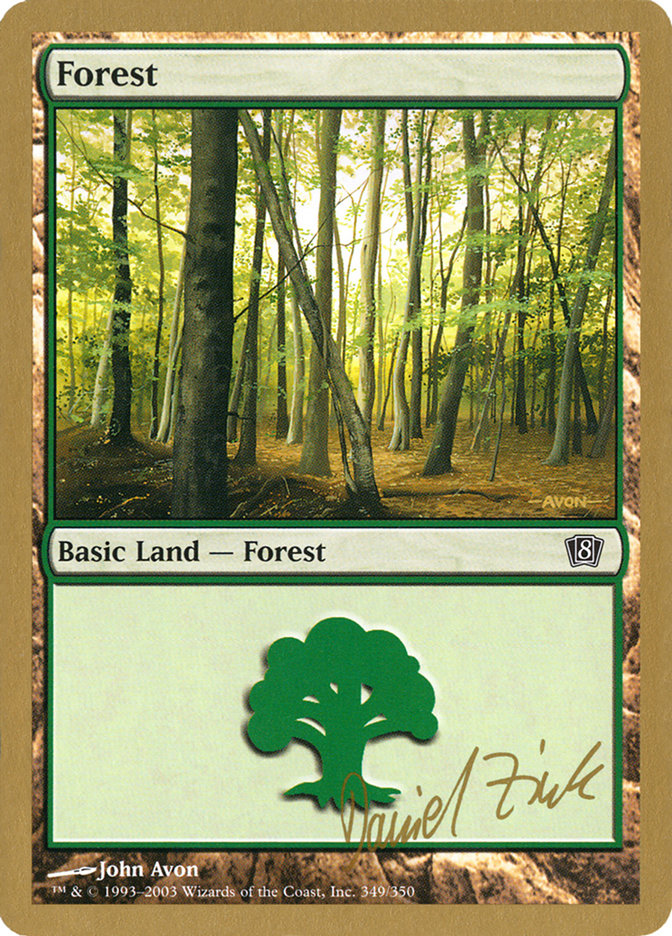 Forest (dz349) (Daniel Zink) [World Championship Decks 2003] | Spectrum Games