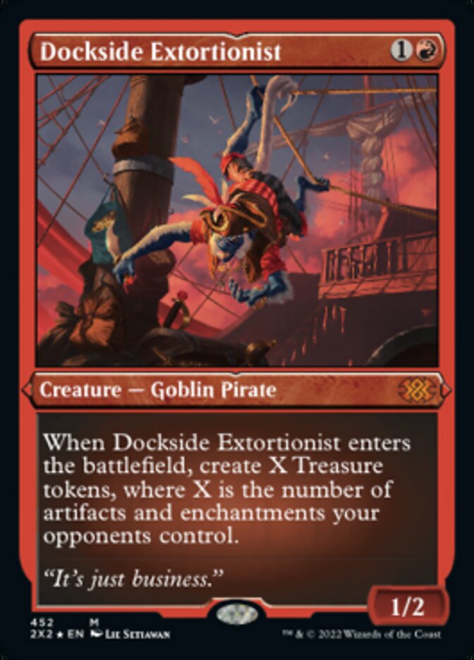 Dockside Extortionist (Foil Etched) [Double Masters 2022] | Spectrum Games