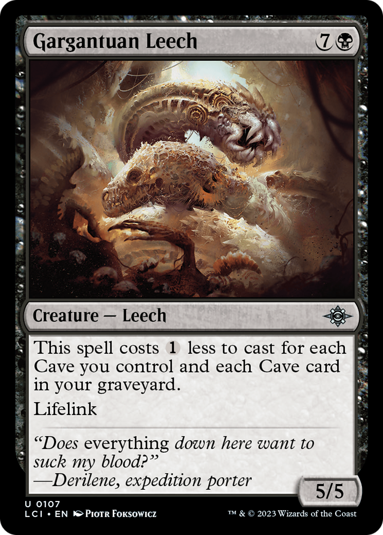 Gargantuan Leech [The Lost Caverns of Ixalan] | Spectrum Games