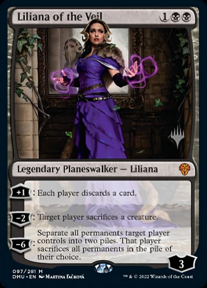 Liliana of the Veil (Promo Pack) [Dominaria United Promos] | Spectrum Games