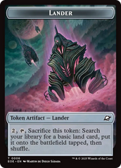 Beast (0006) // Lander Double-Sided Token [Edge of Eternities Tokens] | Spectrum Games