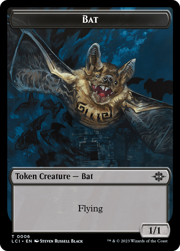 Map // Bat Double-Sided Token [The Lost Caverns of Ixalan Tokens] | Spectrum Games