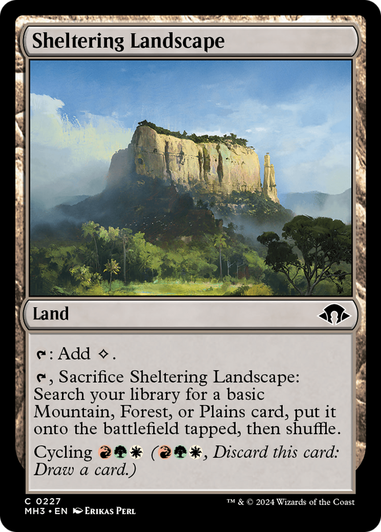 Sheltering Landscape [Modern Horizons 3] | Spectrum Games