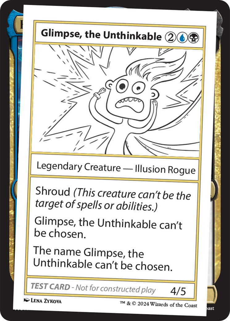 Glimpse, the Unthinkable [Mystery Booster 2 Playtest Cards] | Spectrum Games