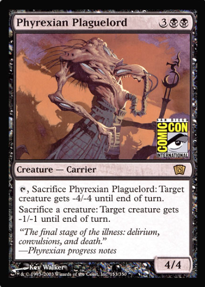 Phyrexian Plaguelord (San Diego Comic Con Oversized) [Oversize Cards] | Spectrum Games