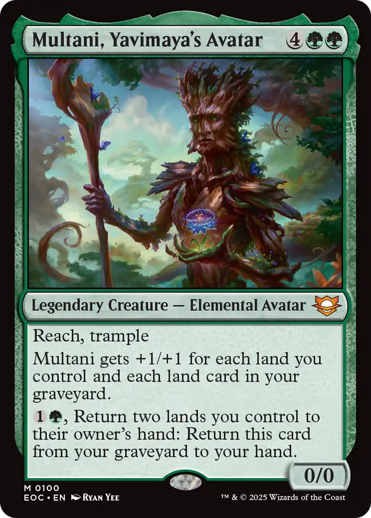 Multani, Yavimaya's Avatar [Edge of Eternities Commander] | Spectrum Games