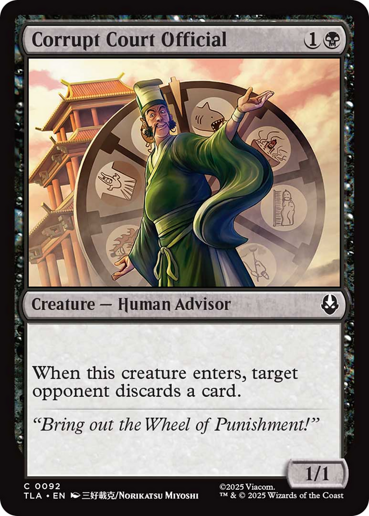Corrupt Court Official [Avatar: The Last Airbender] | Spectrum Games