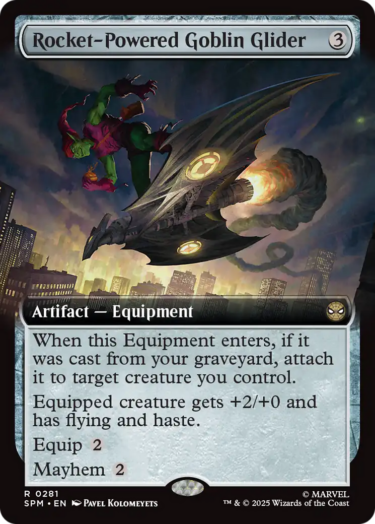Rocket-Powered Goblin Glider (Extended Art) [Marvel's Spider-Man] | Spectrum Games