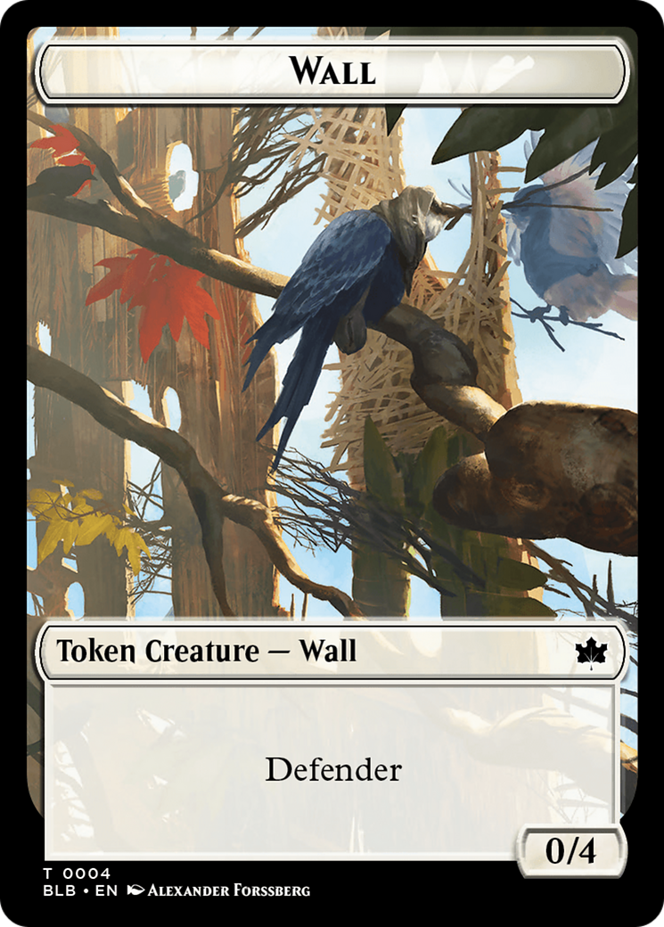 Wall Token [Bloomburrow Tokens] | Spectrum Games