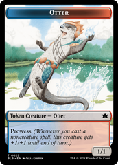 Otter // Thornplate Intimidator Double-Sided Token [Bloomburrow Tokens] | Spectrum Games