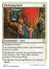 Flickering Ward (White Border) [Mystery Booster 2] | Spectrum Games