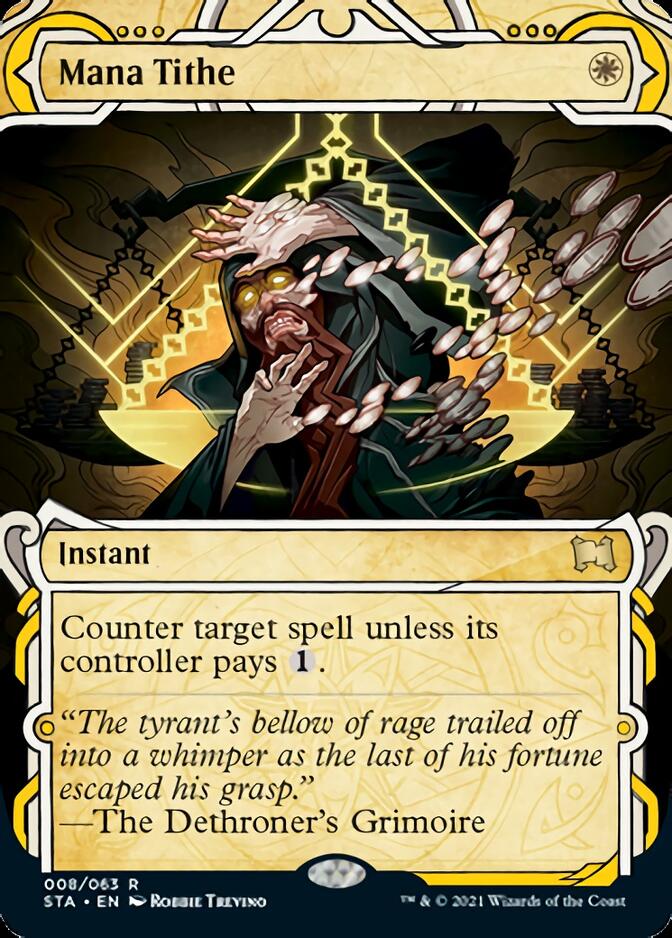Mana Tithe (Foil Etched) [Strixhaven: Mystical Archive] | Spectrum Games