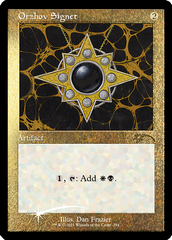 Orzhov Signet (Retro) (Foil Etched) [Secret Lair Drop Series] | Spectrum Games