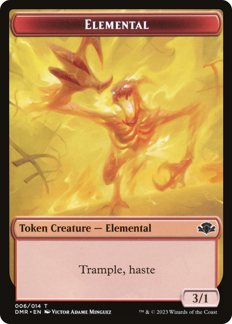 Elemental Token [Dominaria Remastered Tokens] | Spectrum Games