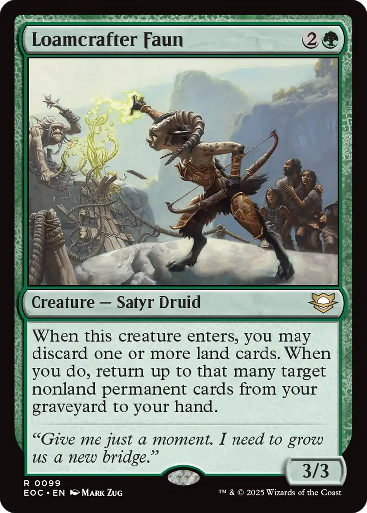 Loamcrafter Faun [Edge of Eternities Commander] | Spectrum Games