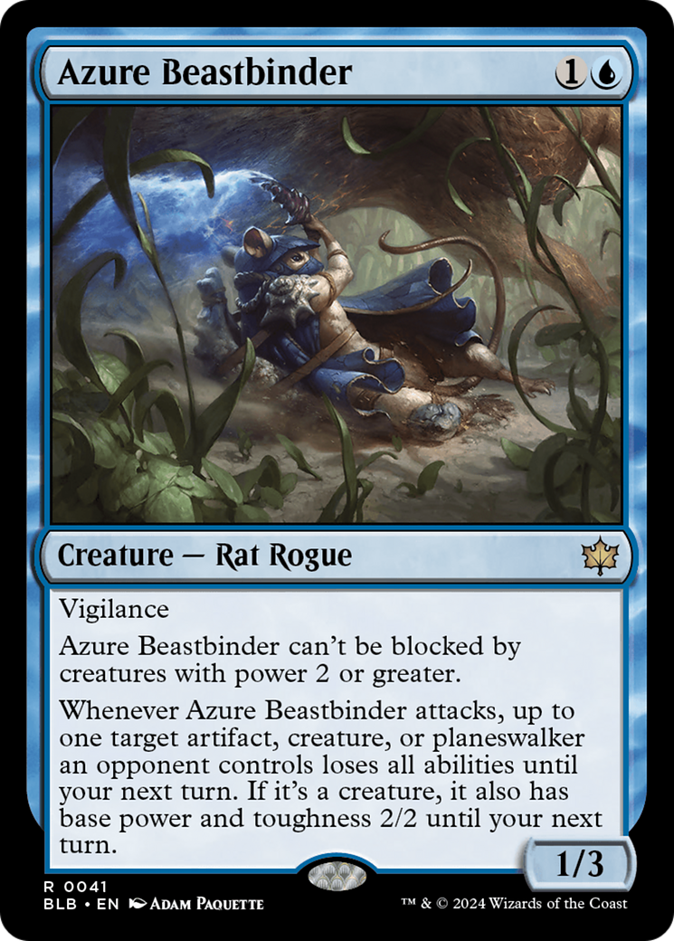 Azure Beastbinder [Bloomburrow] | Spectrum Games