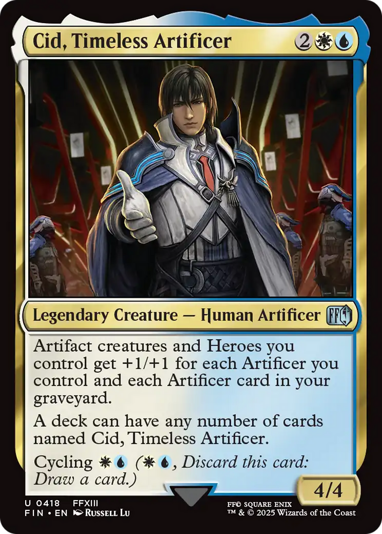 Cid, Timeless Artificer (0418) [FINAL FANTASY] | Spectrum Games