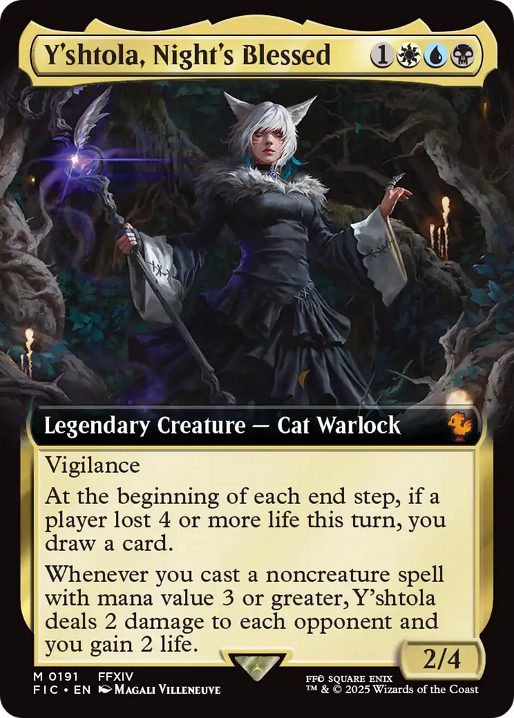 Y'shtola, Night's Blessed (Extended Art) [FINAL FANTASY Commander] | Spectrum Games