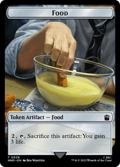 Human (0005) // Food (0026) Double-Sided Token [Doctor Who Tokens] | Spectrum Games