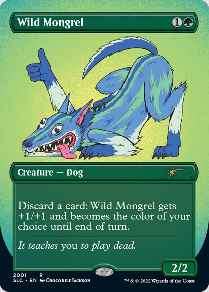 Wild Mongrel (Borderless) [Secret Lair Countdown Kit] | Spectrum Games