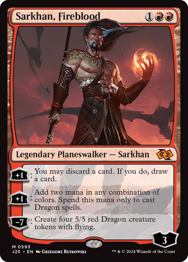 Sarkhan, Fireblood [Foundations Jumpstart] | Spectrum Games