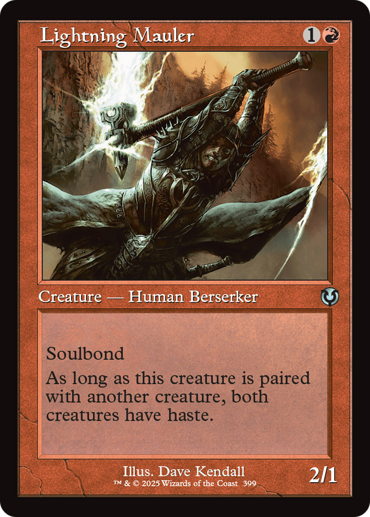 Lightning Mauler (Retro Frame) [Innistrad Remastered] | Spectrum Games