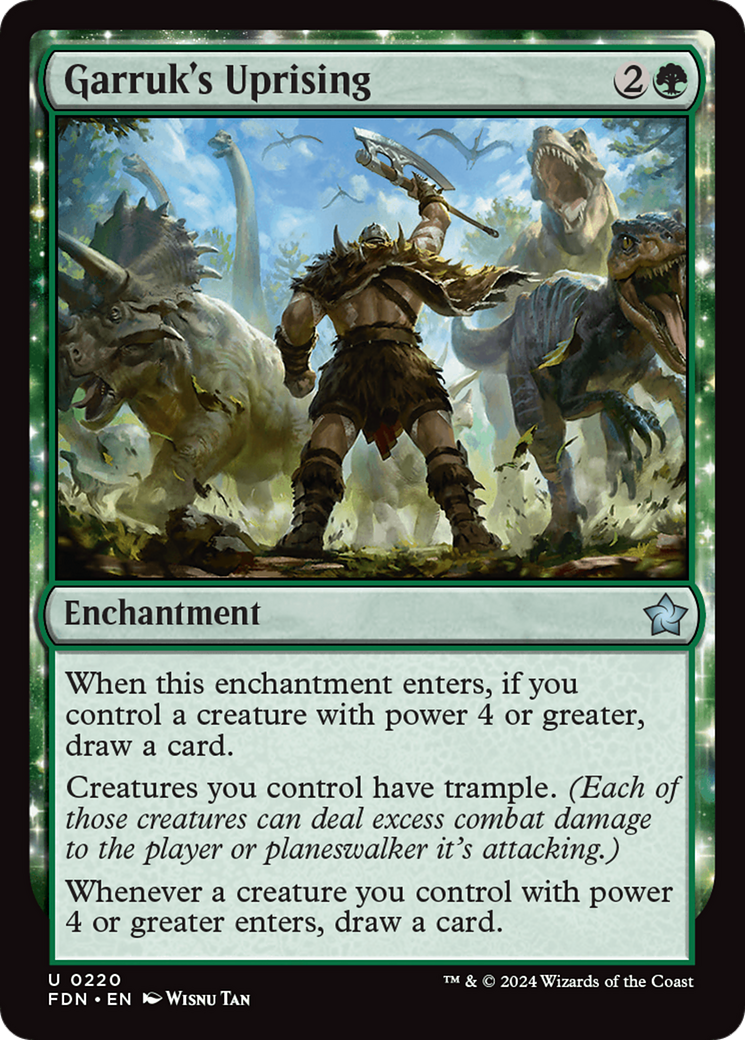 Garruk's Uprising [Foundations] | Spectrum Games
