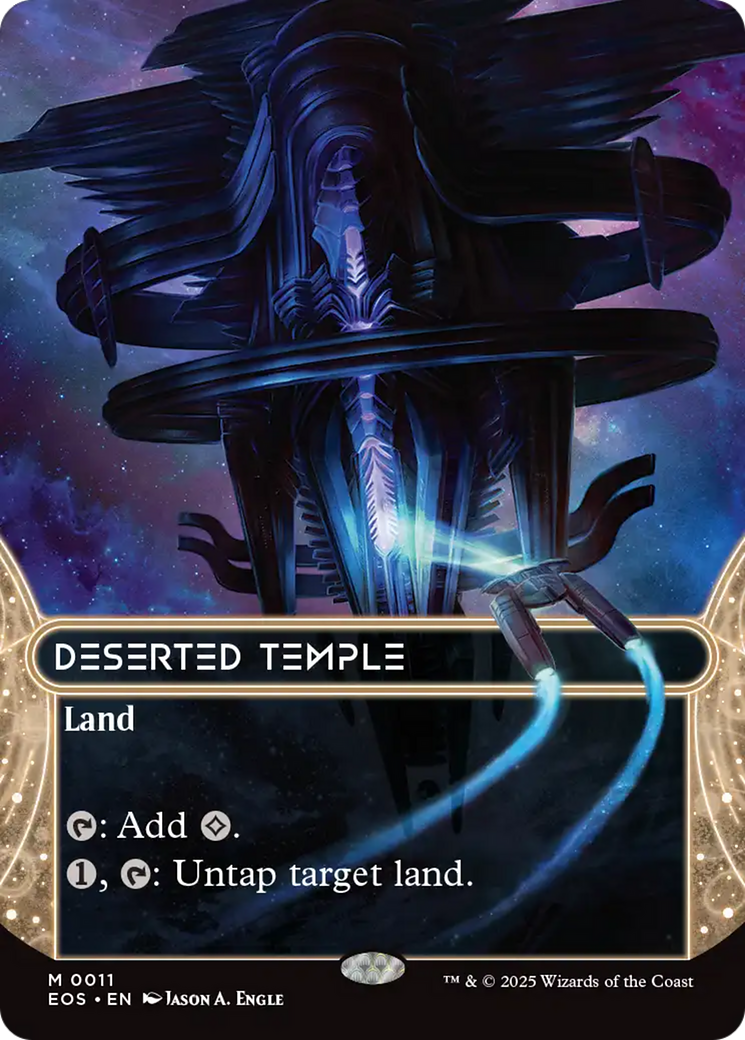 Deserted Temple (0011) (Borderless) [Edge of Eternities: Stellar Sights] | Spectrum Games