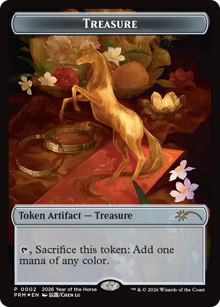 Treasure Token (Year of the Horse 2026) [Standard Showdown Promos Tokens] | Spectrum Games
