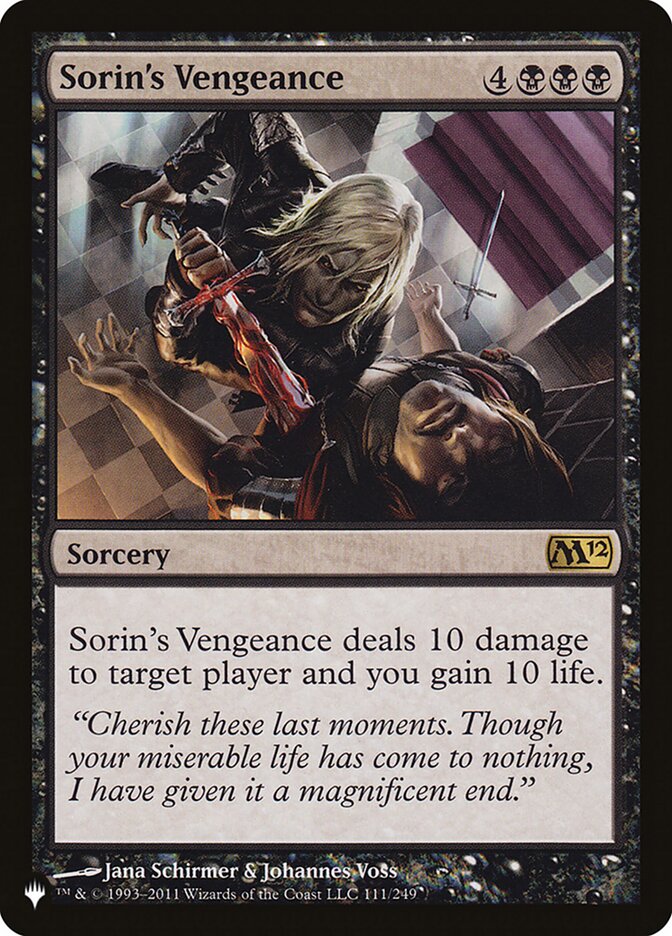 Sorin's Vengeance [The List] | Spectrum Games