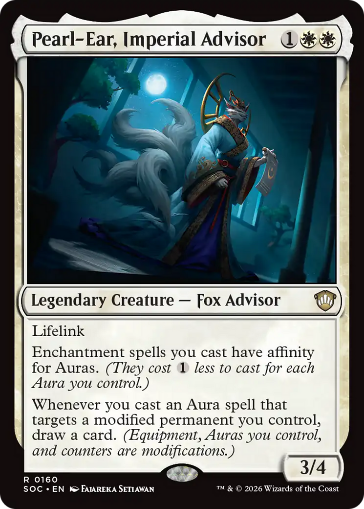 Pearl-Ear, Imperial Advisor [Secrets of Strixhaven Commander] | Spectrum Games