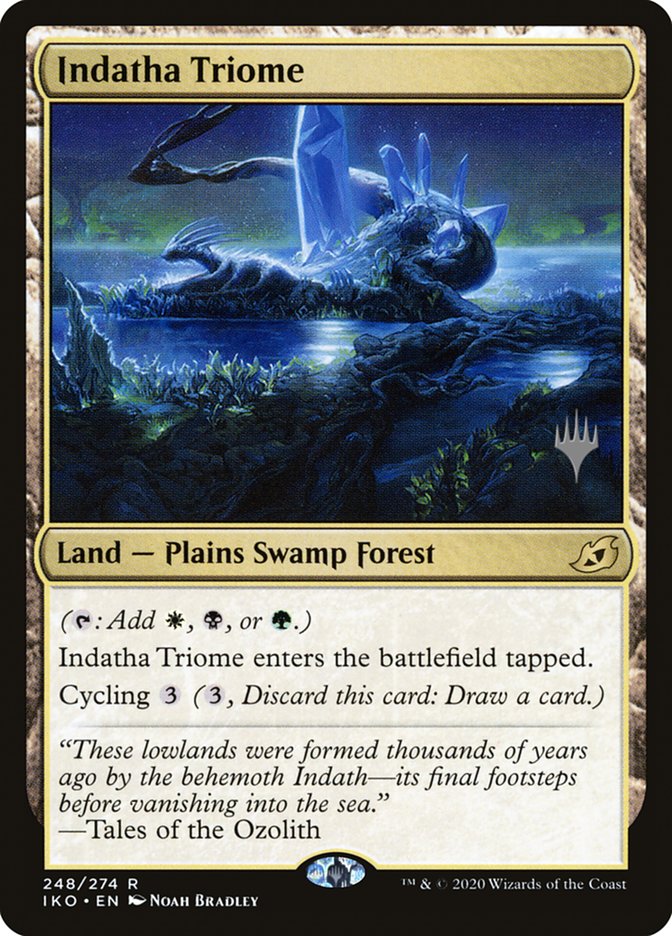 Indatha Triome (Promo Pack) [Ikoria: Lair of Behemoths Promos] | Spectrum Games
