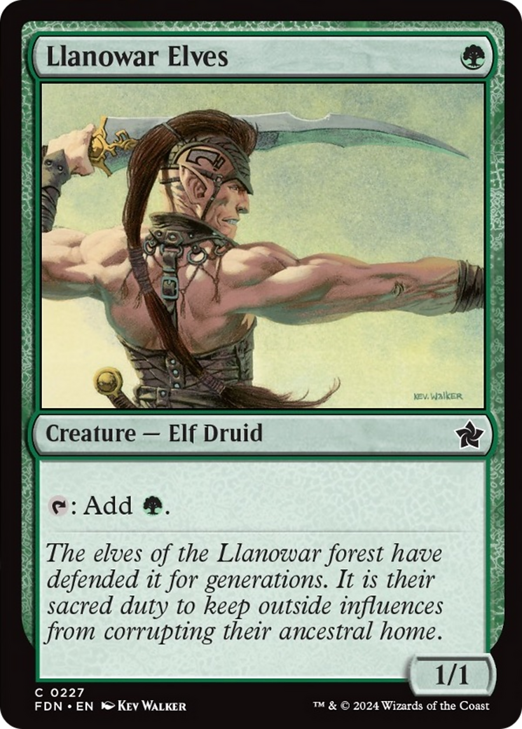 Llanowar Elves [Foundations] | Spectrum Games