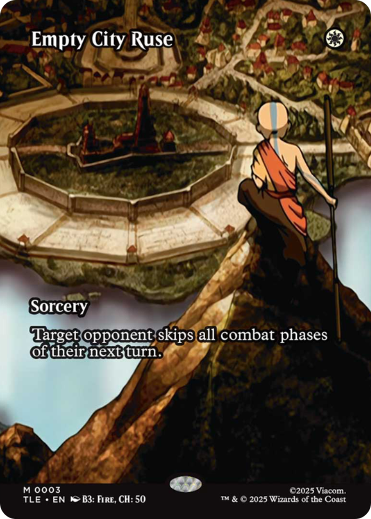 Empty City Ruse (Borderless) [Avatar: The Last Airbender: Eternal-Legal] | Spectrum Games