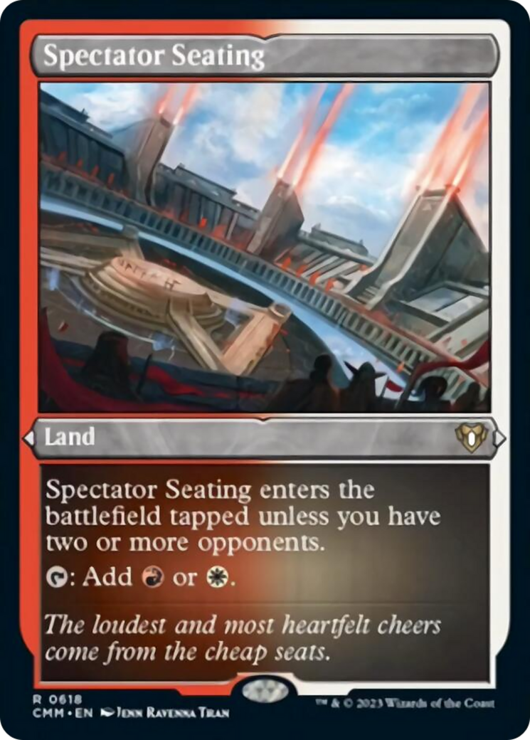 Spectator Seating (Foil Etched) [Commander Masters] | Spectrum Games