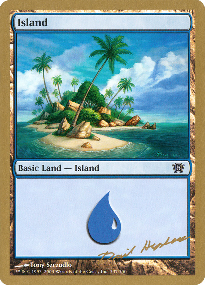 Island (dh337) (Dave Humpherys) [World Championship Decks 2003] | Spectrum Games