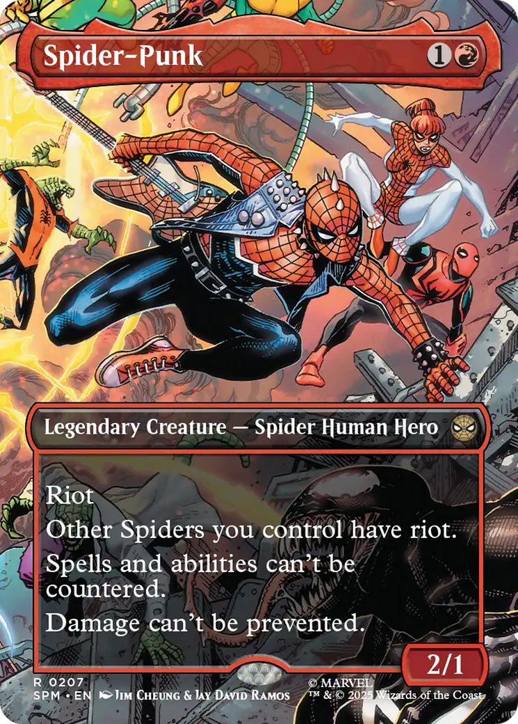 Spider-Punk (0207) (Borderless) [Marvel's Spider-Man] | Spectrum Games