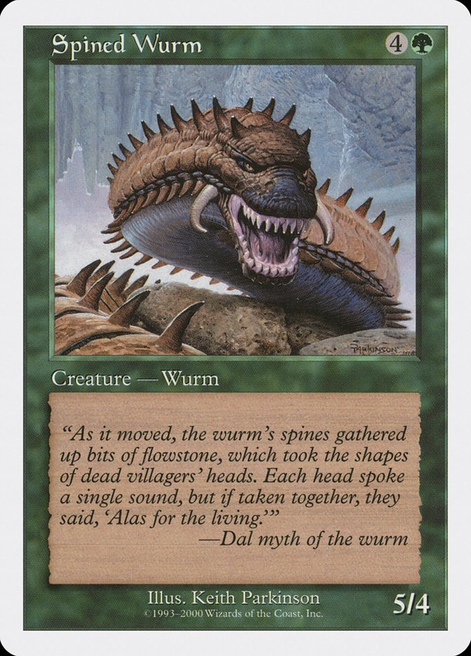 Spined Wurm [Media Promos] | Spectrum Games