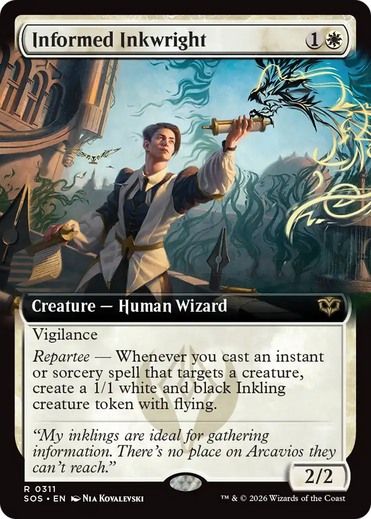 Informed Inkwright (Extended Art) [Secrets of Strixhaven] | Spectrum Games