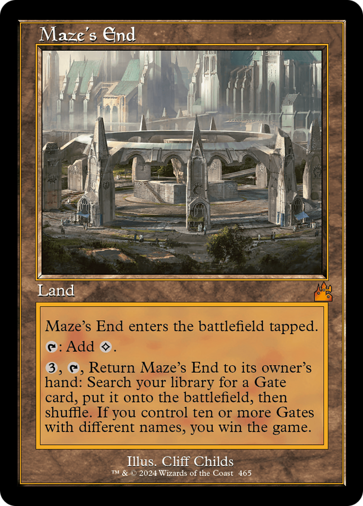 Maze's End (Retro Frame) [Ravnica Remastered] | Spectrum Games