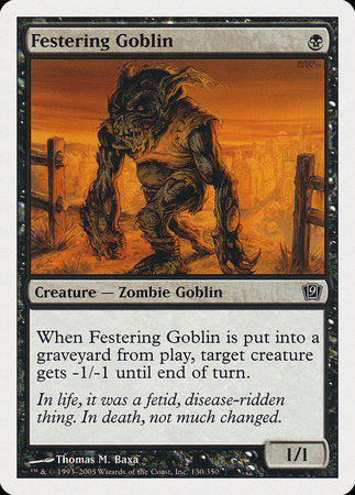 Festering Goblin [Ninth Edition] | Spectrum Games