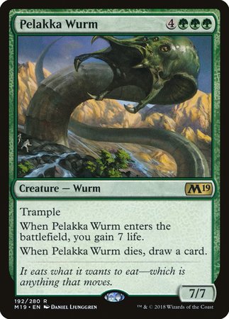 Pelakka Wurm [Core Set 2019] | Spectrum Games