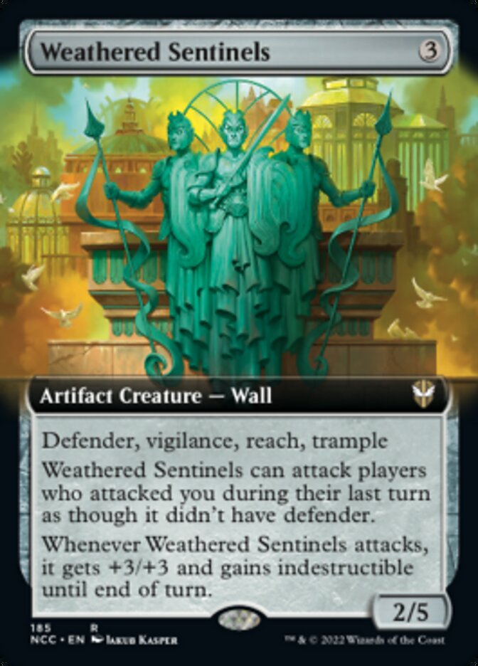Weathered Sentinels (Extended Art) [Streets of New Capenna Commander] | Spectrum Games